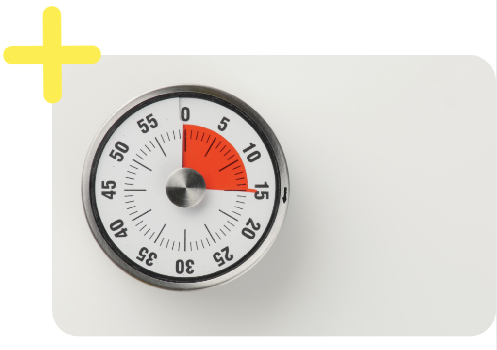 Utiliser un timer permet de cadrer sa concentration.