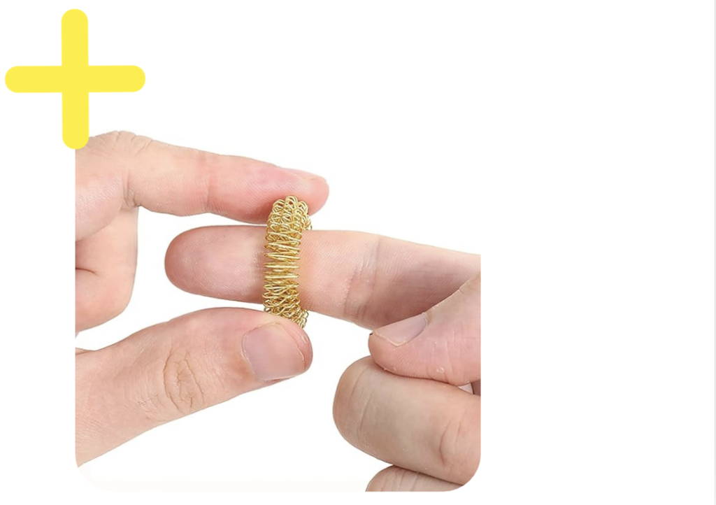 La bague auto-massante idéale pour le TDAH.